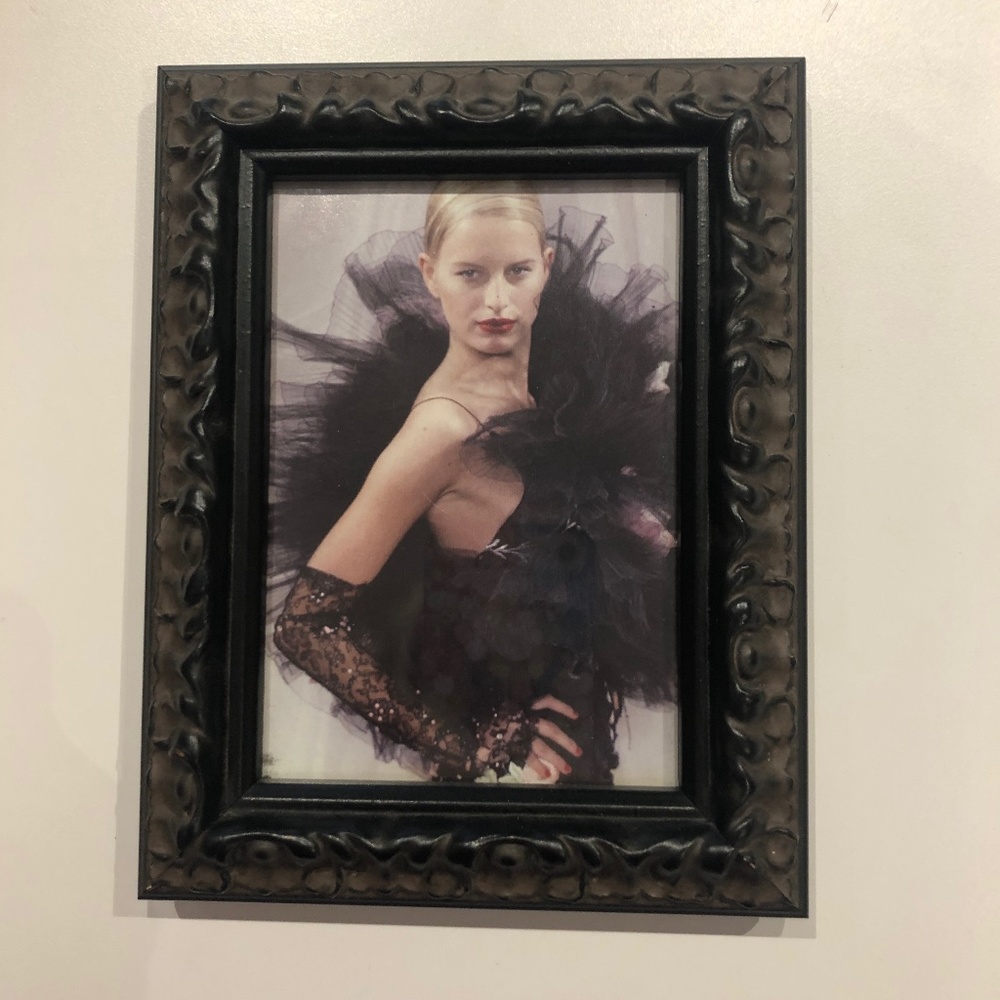 Roma Moulding 3 x 5 black/cocoa carved wood frame - NEW!